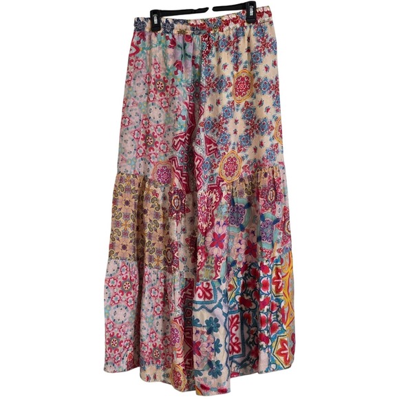 Johnny Was Pants - Johnny Was Zevele Viola Pants Women's Sz Small Bohemian Pink Multicolor